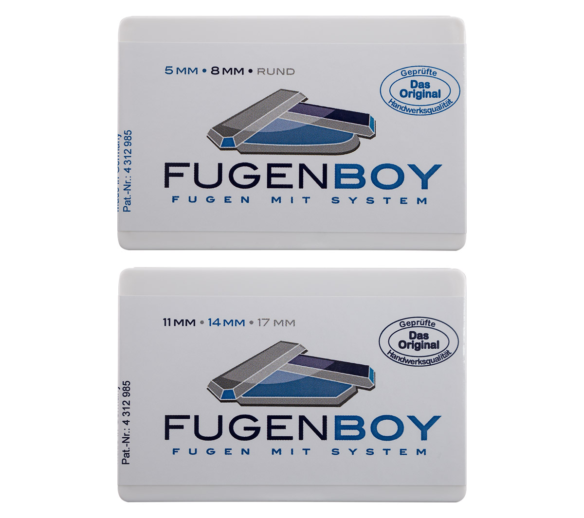 fugenboy-fb103 Kit professionnel (5, 8, 11, 14, 17 mm - arrondi)